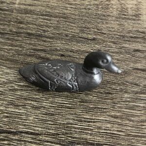 Vtg Decorative Lead Duck